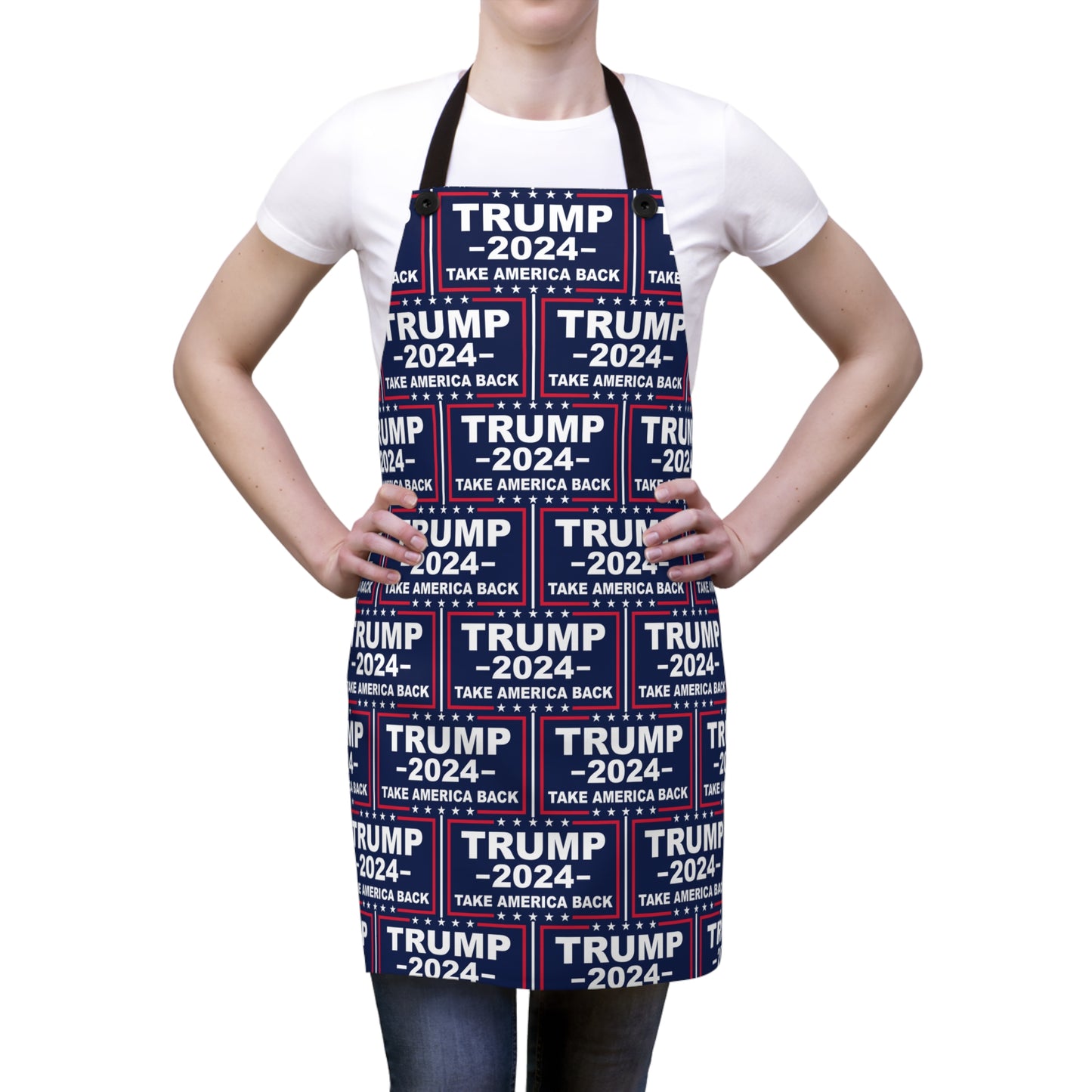 Trump Take America Back MAGA Poly Twill Kitchen BBQ Apron gift present