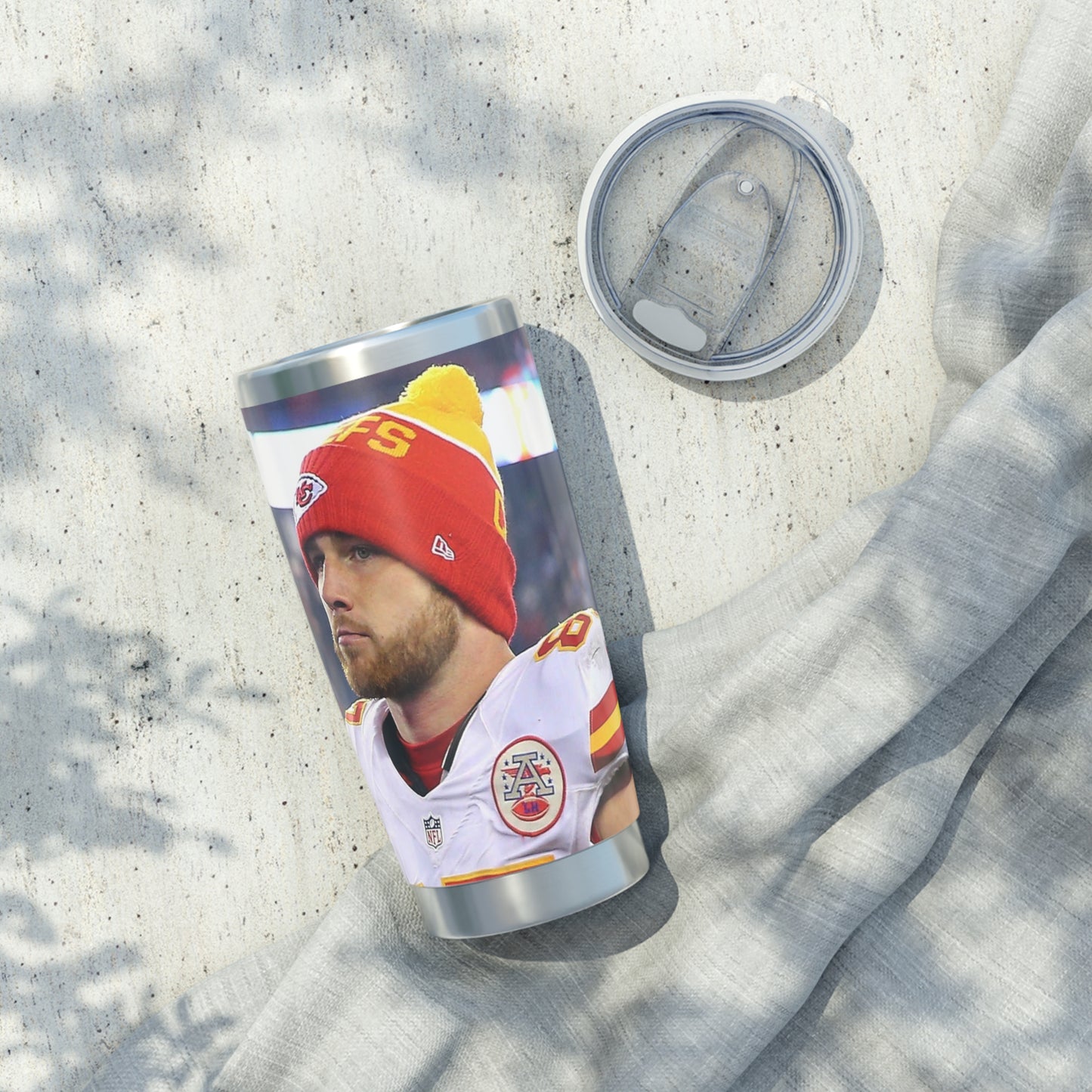 Kansas City Chiefs Travis Kelce Stainless 20oz Tumbler