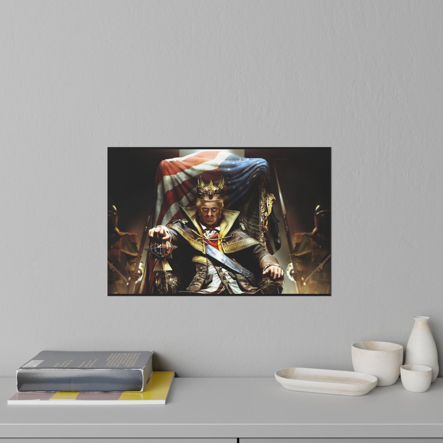 Donald Trump Emperior Style MAGA Wall Decals 3 sizes