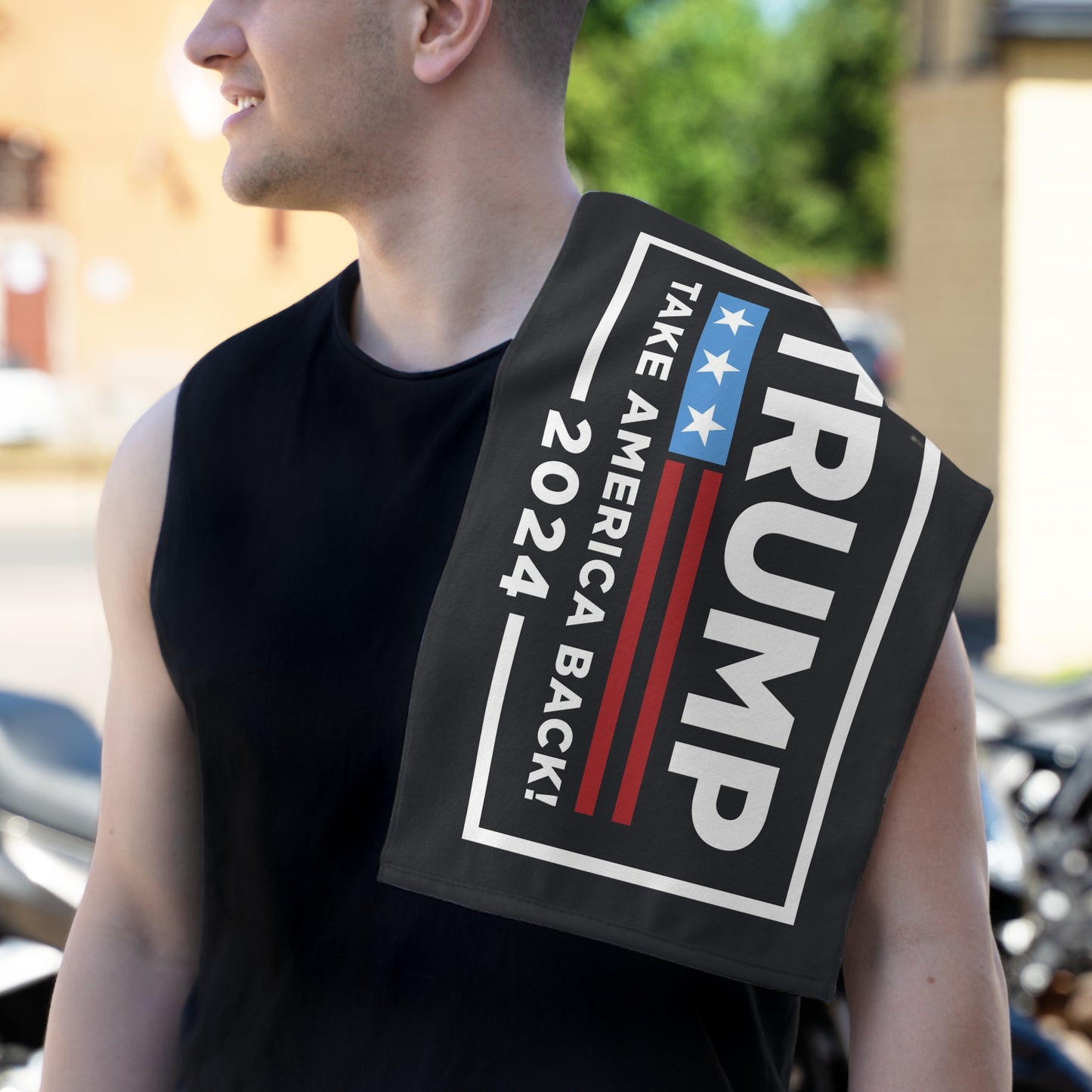 The MAGAGA Store OFFICIAL Trump 2024 Rally Towel MAGA Show your support