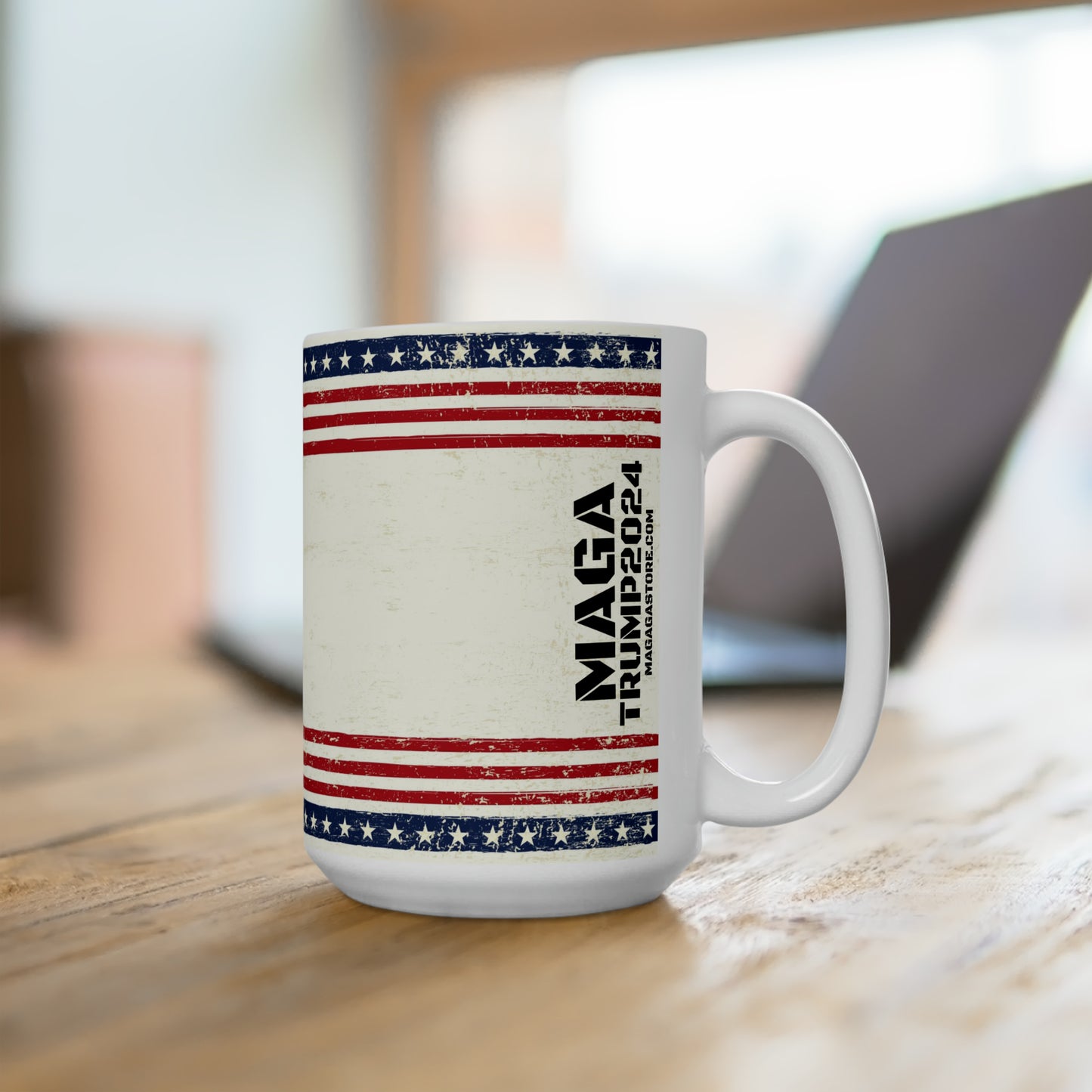 NEW YEAR NEW PRESIDENT Jumbo Ceramic Coffee Mug 15oz MAGA Trump