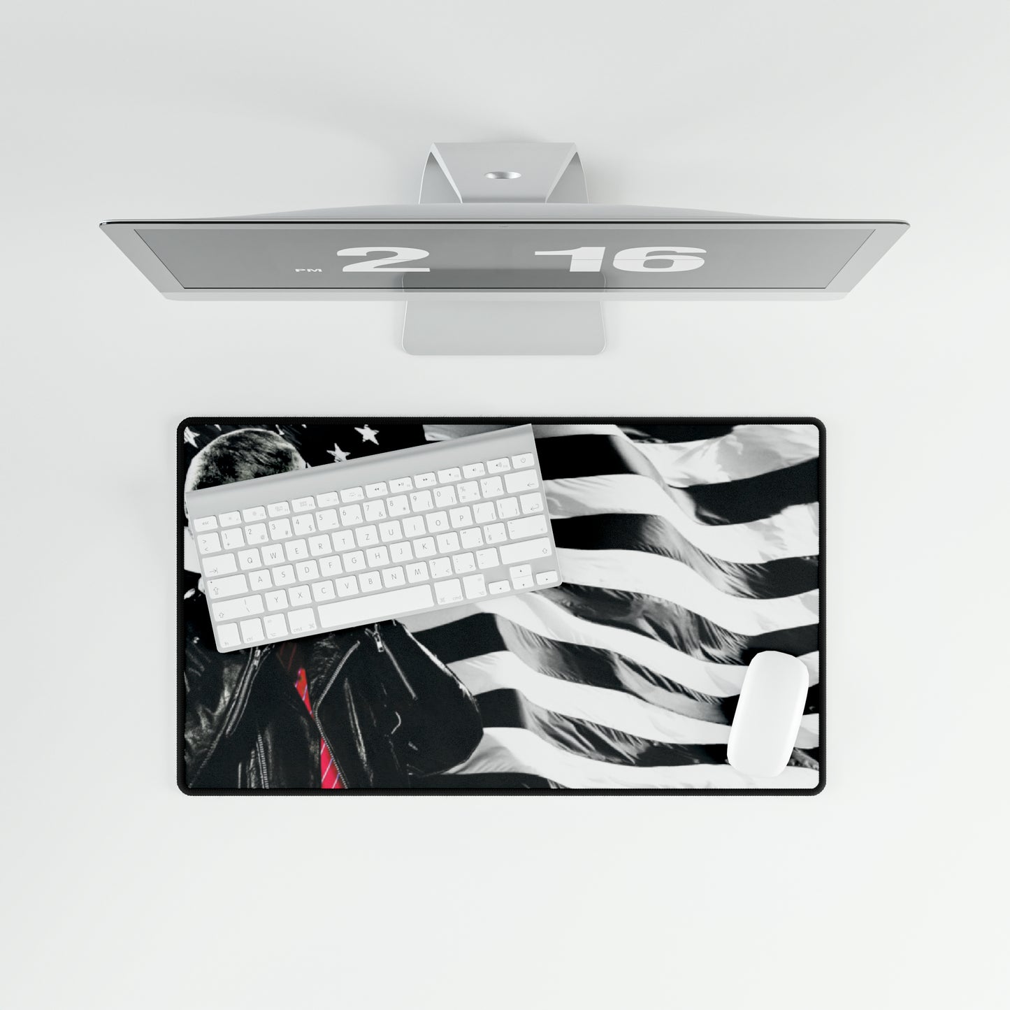 Trump Cool Leather Jacket High Definition MAGA American Desk Mats