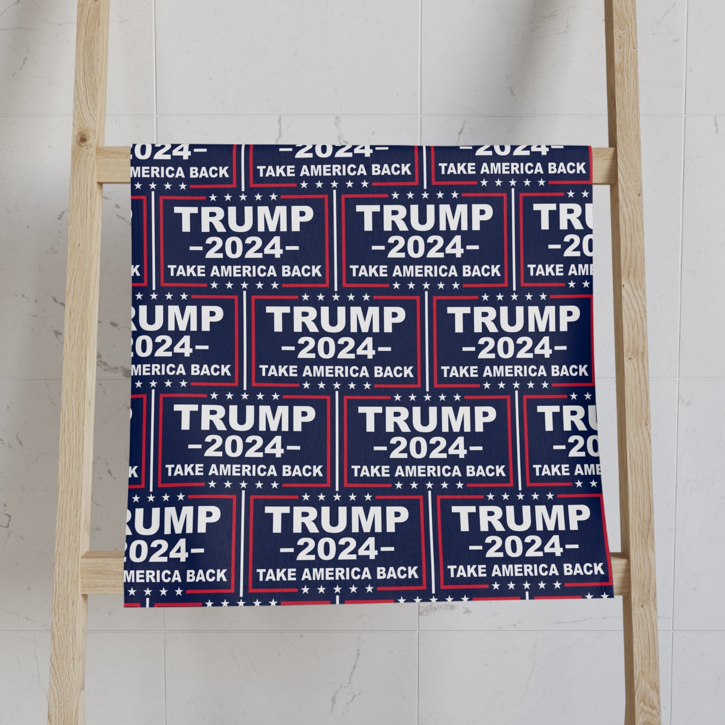 Trump 2024 Take Back America Kitchen Bathroom Soft Hand Towel