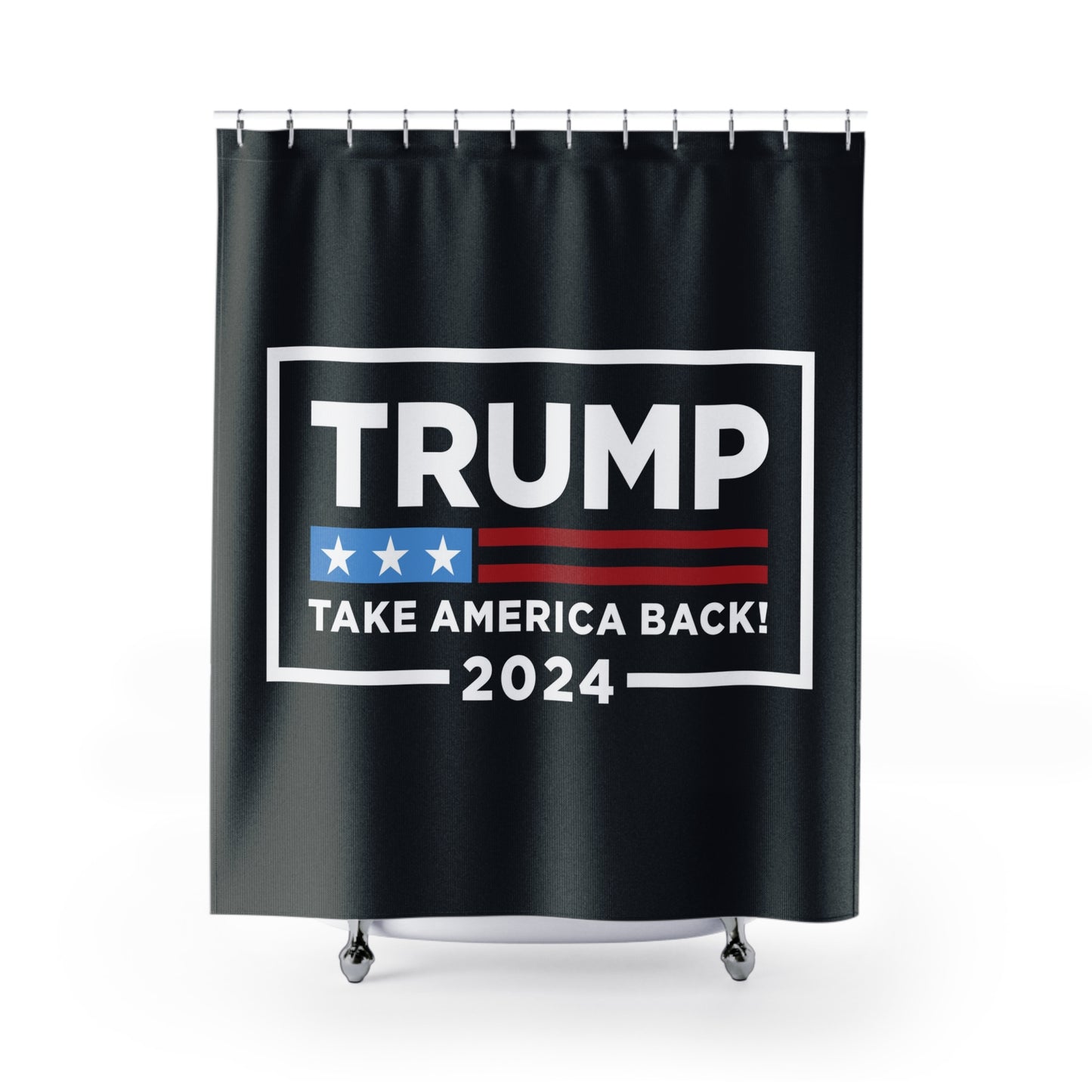 MAGAGA Store Original Trump Make America Great Again MAGA Polyester Shower Curtains