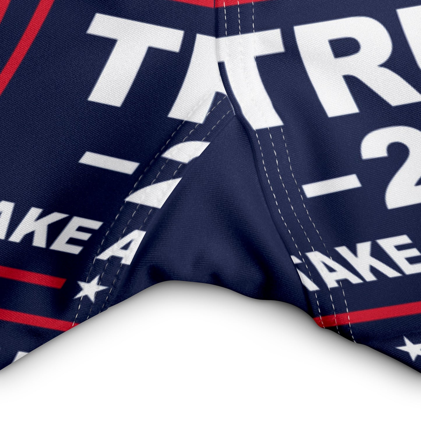 Trump 2024 Take America Back Blue Yoga Triangle Gusset Women’s Capri Leggings