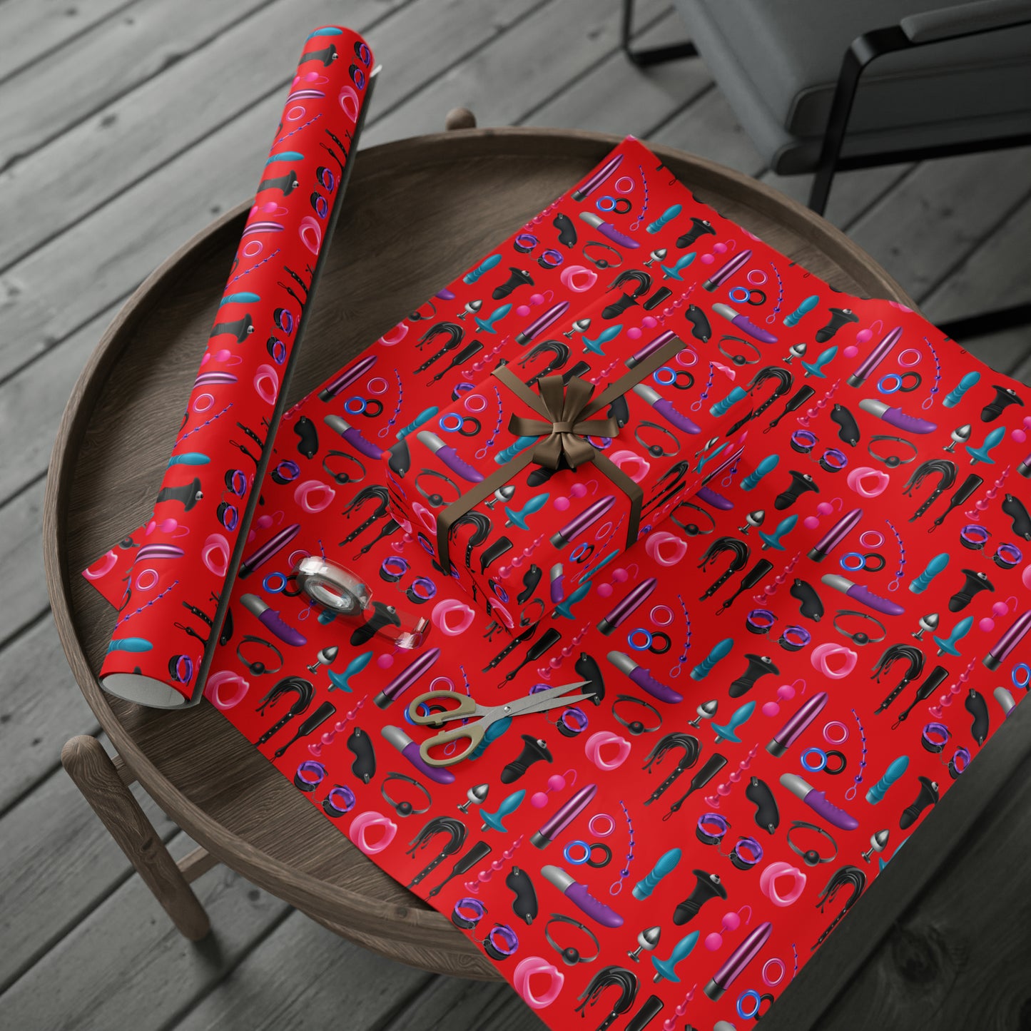 Bachelorette Sex toy Variety High Definition Happy Birthday Gag Gift Present Wrapping Paper