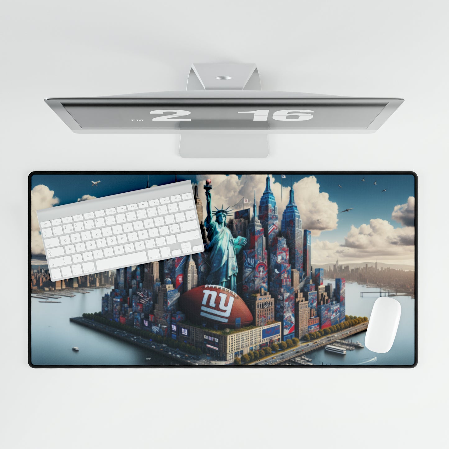 New York Giants Big Cityscape NFL Football High Definition Desk Mat Mousepad