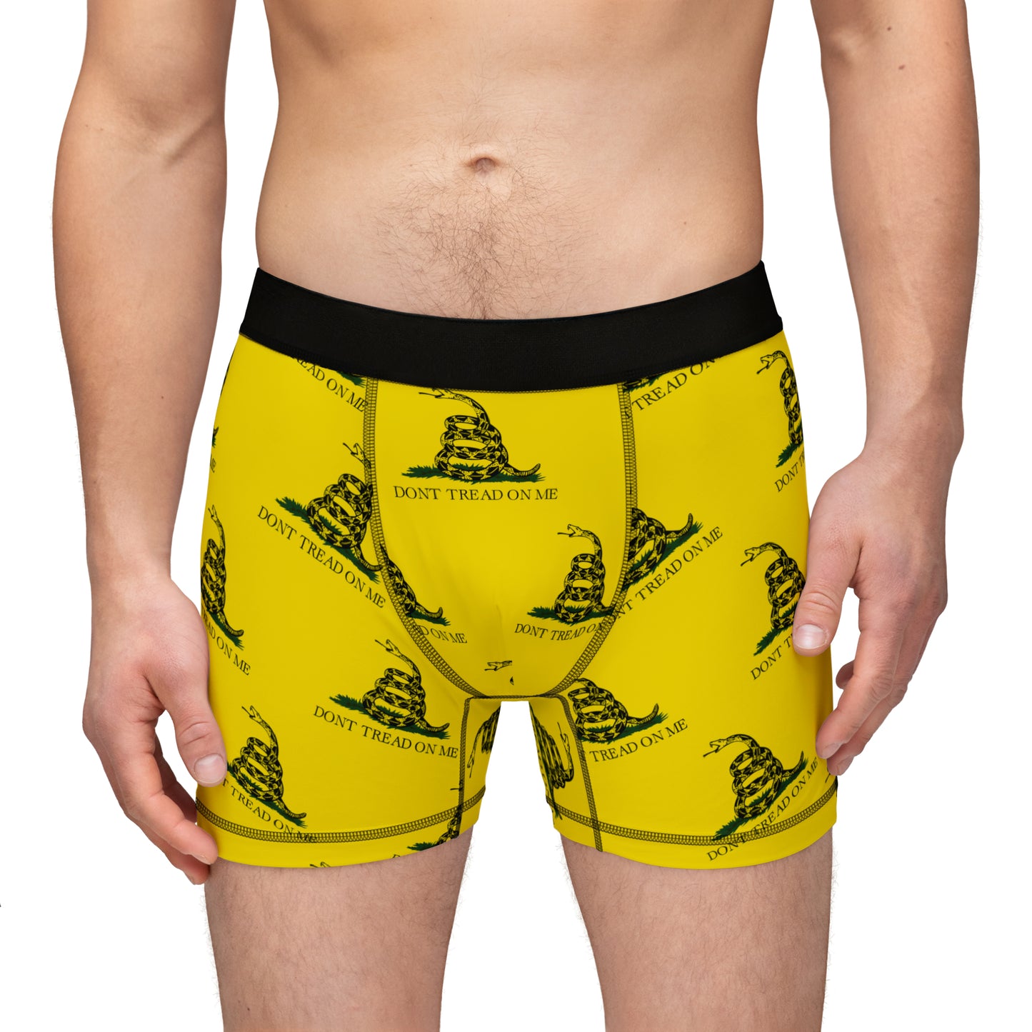 Don't Tread on me Gadsden Flag All over print Men's Boxer Briefs