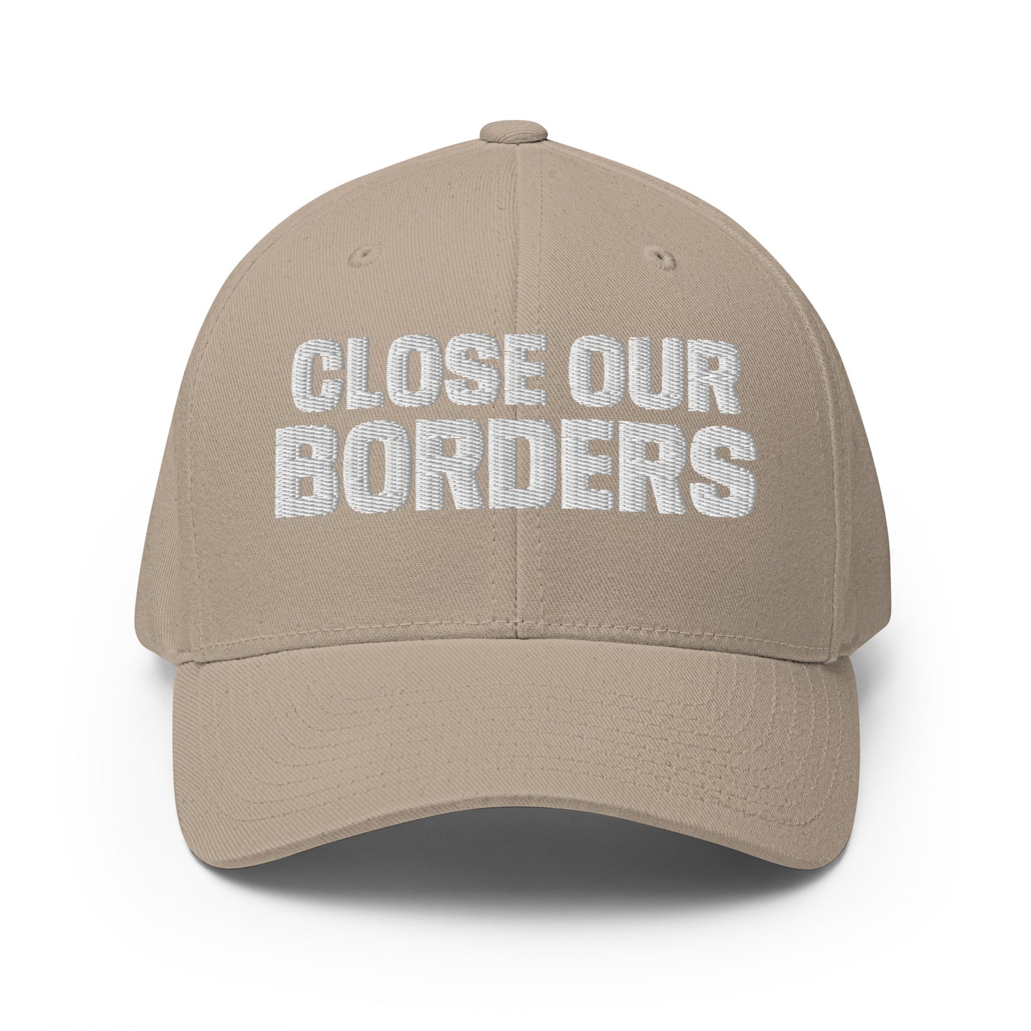 Close our Borders Embroidered High Quality Structured Twill Baseball Cap