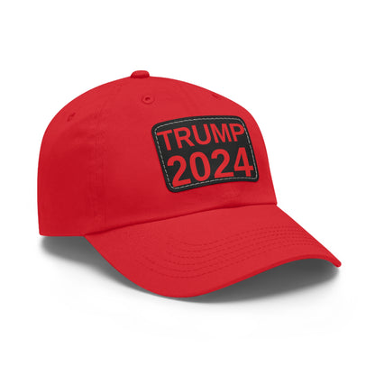 Women's Trump 2024 leather patch hat