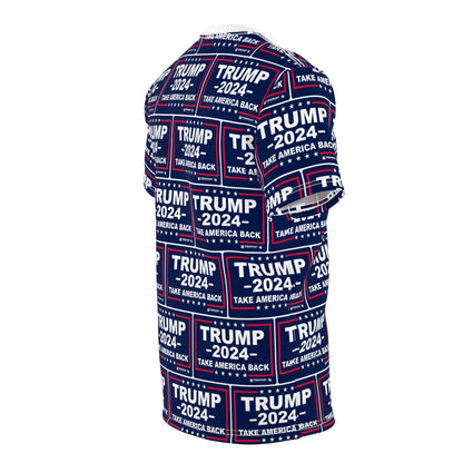 Trump 2024 Take America Back MAGA Unisex Cut & Sew Tee