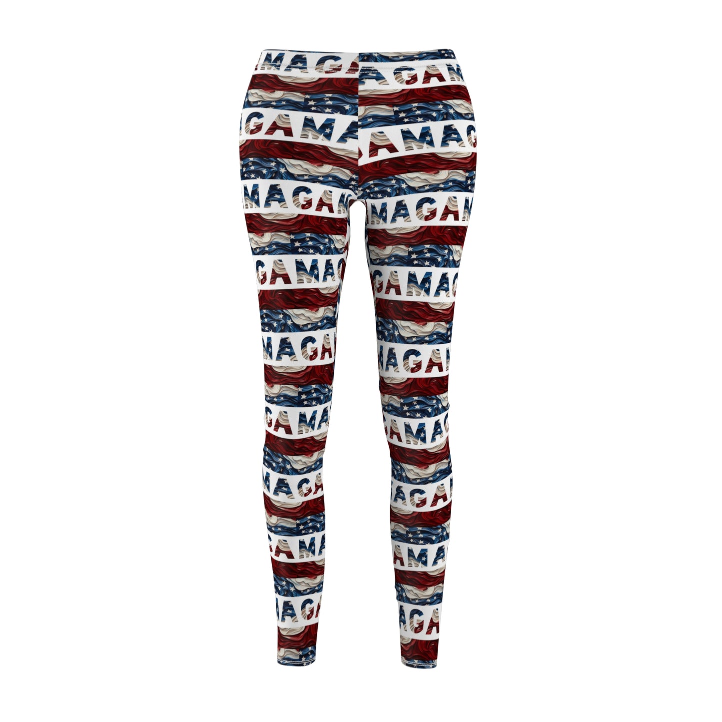 MAGA American Flag Women's Casual Leggings