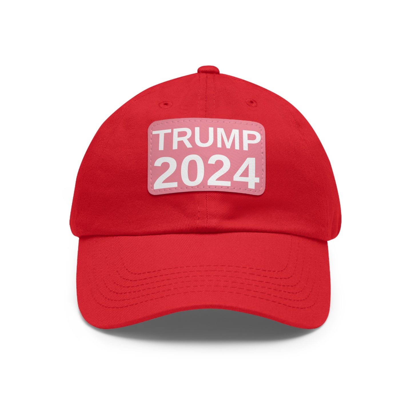 Women's Trump 2024 leather patch hat