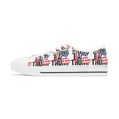 Bring Back Trump White MAGA All Over Print Women's Low Top Sneakers