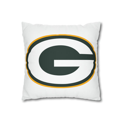Packers Vikings Bears Lions Trophy Spun Polyester Square Pillow Case