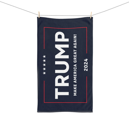 Trump 2024 Make America Great Again Kitchen Bathroom Soft Hand Towel