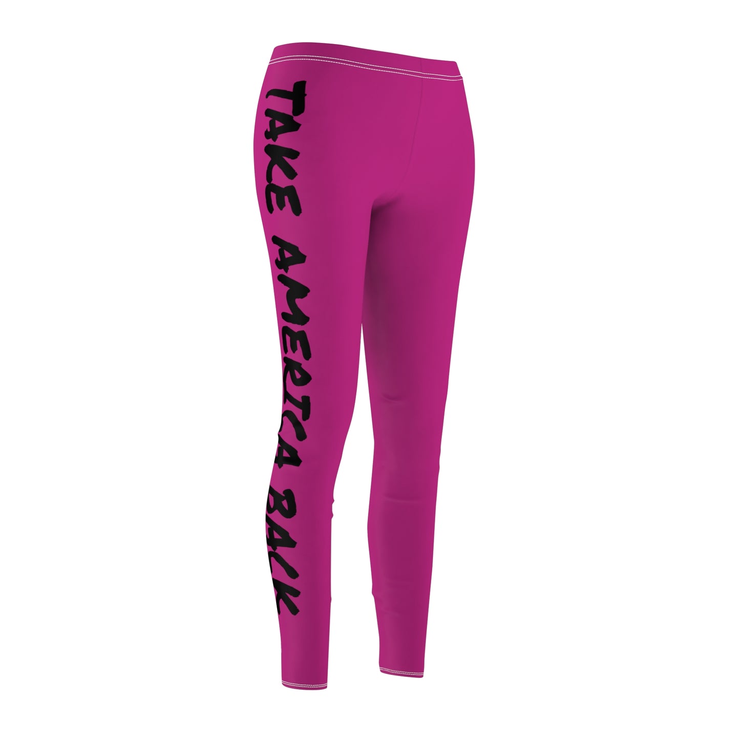 Take America Back Pink Women's Casual Leggings Trump MAGA
