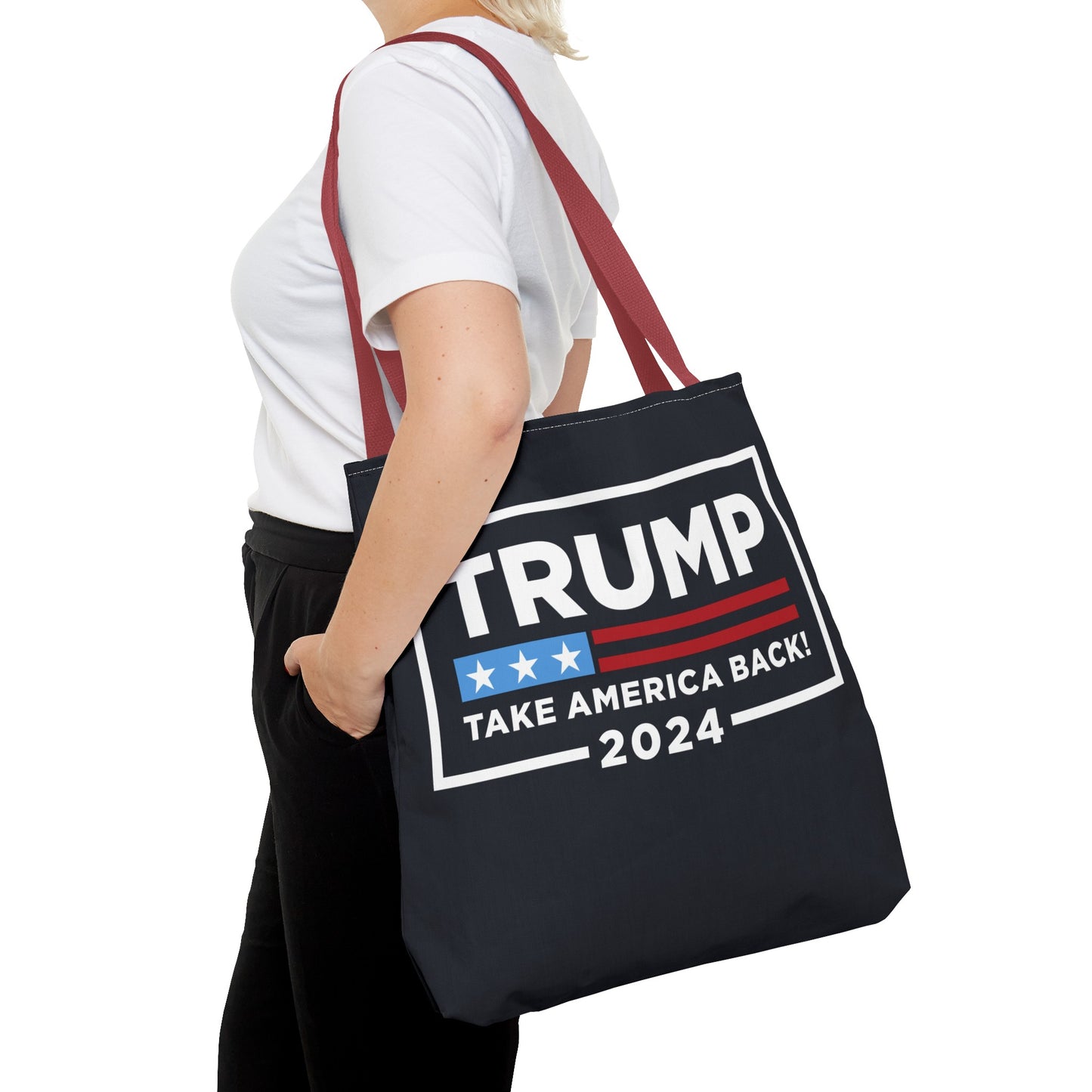 Trump Take America Back MAGA Rally Durable Heavy Duty Tote Bag