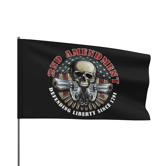 Defend our 2nd Amendment Rights 2A High Definition Print Outdoor indoor Flag