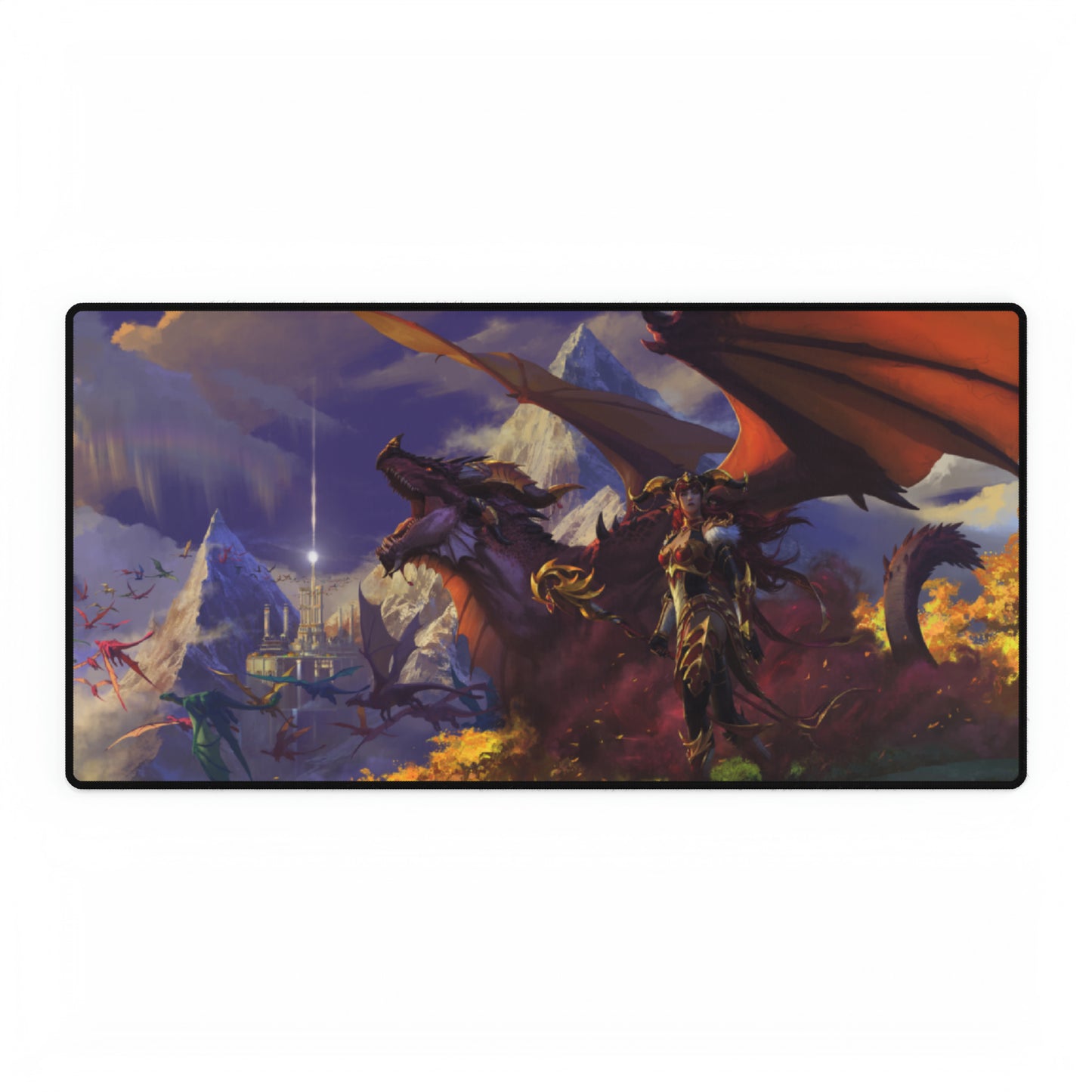WoW Warcraft Dragonstone High Definition PC PS Video Game Desk Mat Mousepad
