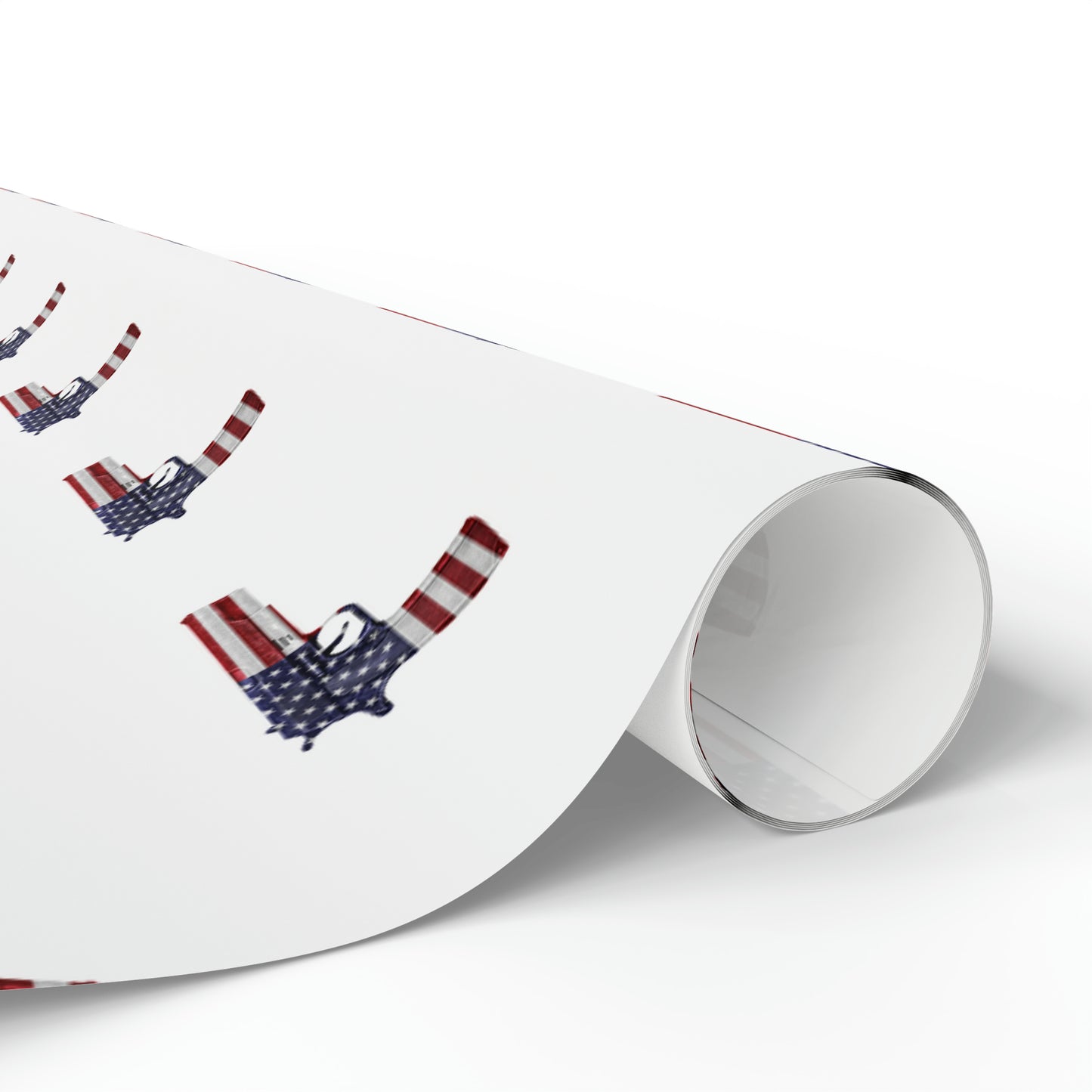 American Flag Gun 2A Christmas Wrapping Paper