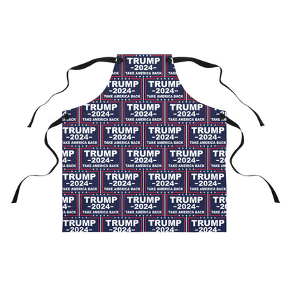 Trump Take America Back MAGA Poly Twill Kitchen BBQ Apron gift present