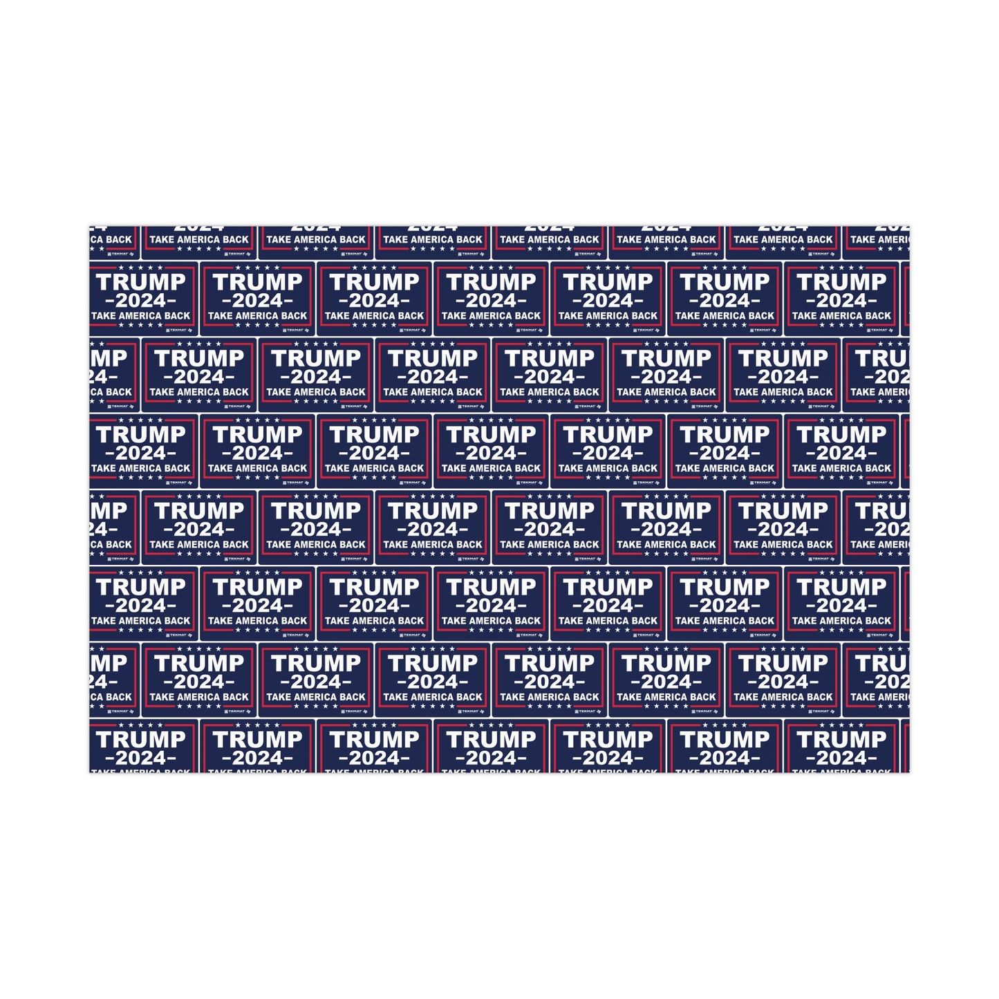 Trump Take America Back Christmas Wrapping gift Paper