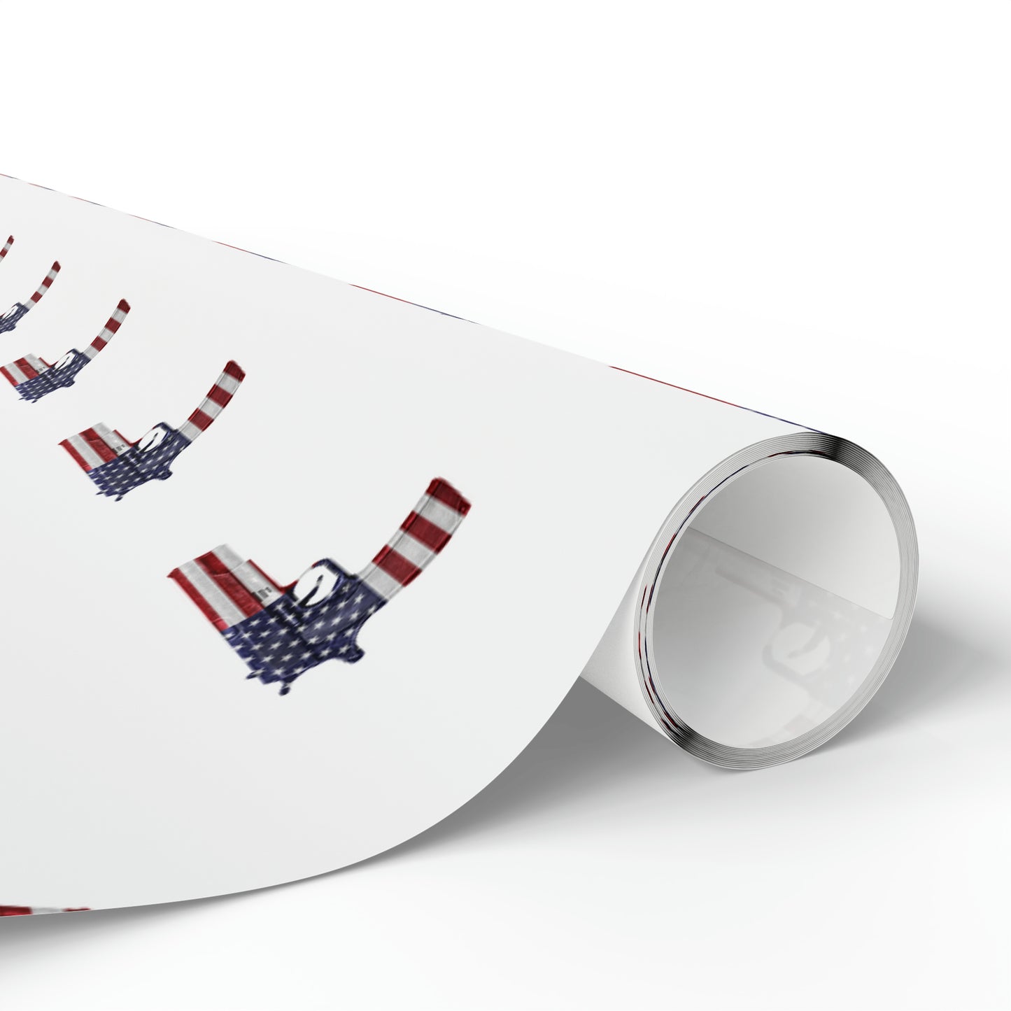 American Flag Gun 2A Christmas Wrapping Paper