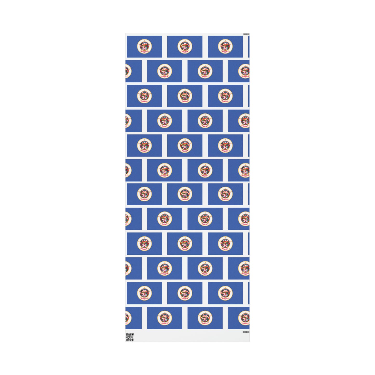 The ORIGINAL Minnesota State Flag Birthday Gift Wrapping Paper Don't Change our flag