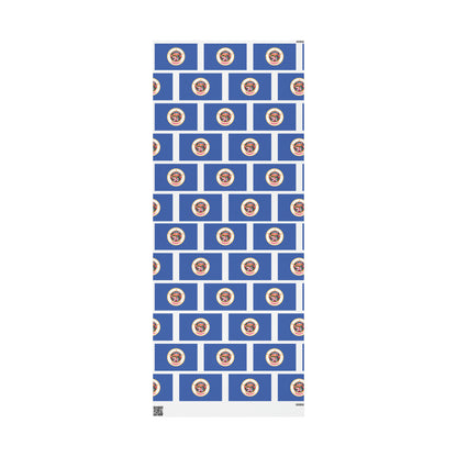 The ORIGINAL Minnesota State Flag Birthday Gift Wrapping Paper Don't Change our flag