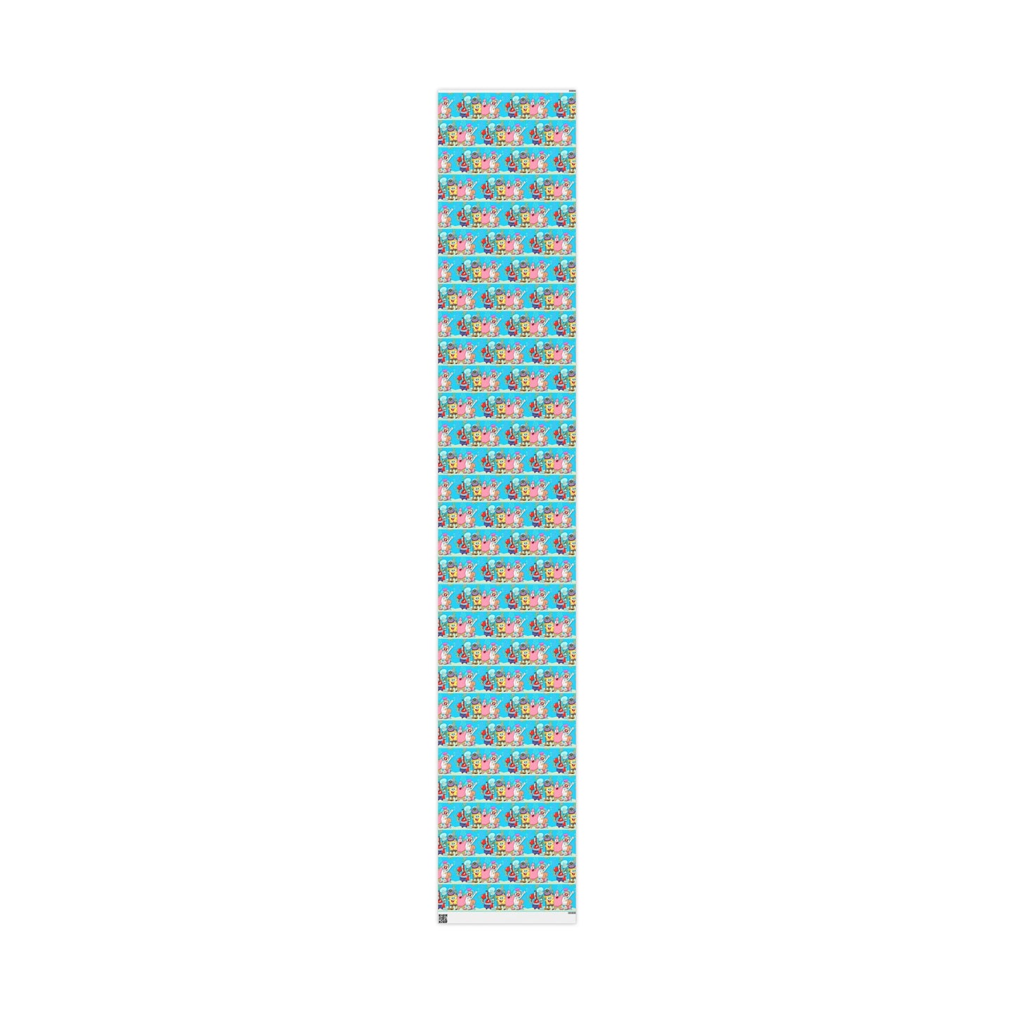 SpongeBob SquarePants Main Characters Birthday High Def Gift Wrapping Paper