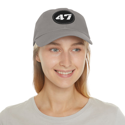 47 Leather Patch Hat