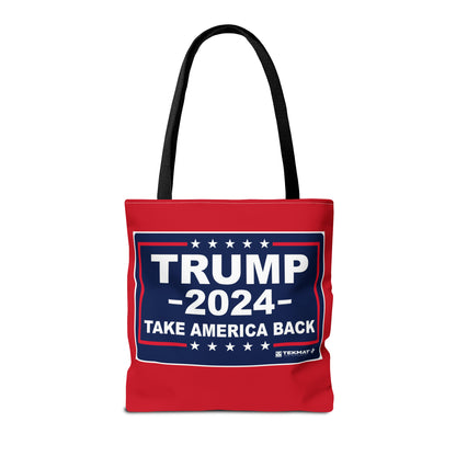 Trump 2024 Take America Back MAGA Rally Heavy Duty Tote Bag
