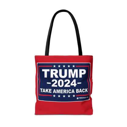 Trump 2024 Take America Back MAGA Rally Heavy Duty Tote Bag