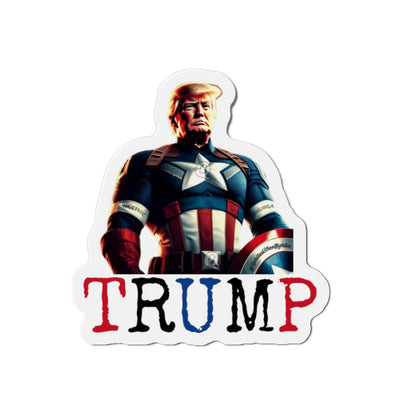 Captain TRUMP Red White and Blue Die-Cut Magnet