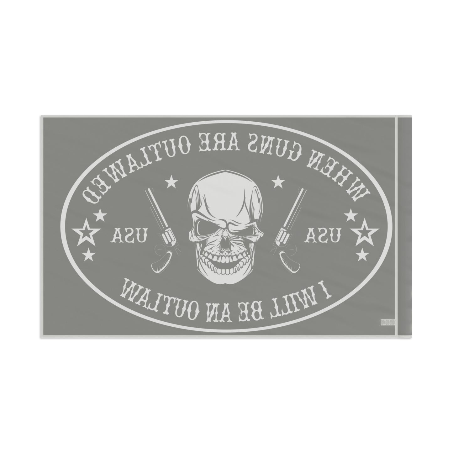 When Guns are outlawed I'll be an outlaw 2A High Definition Print Outdoor indoor Flag
