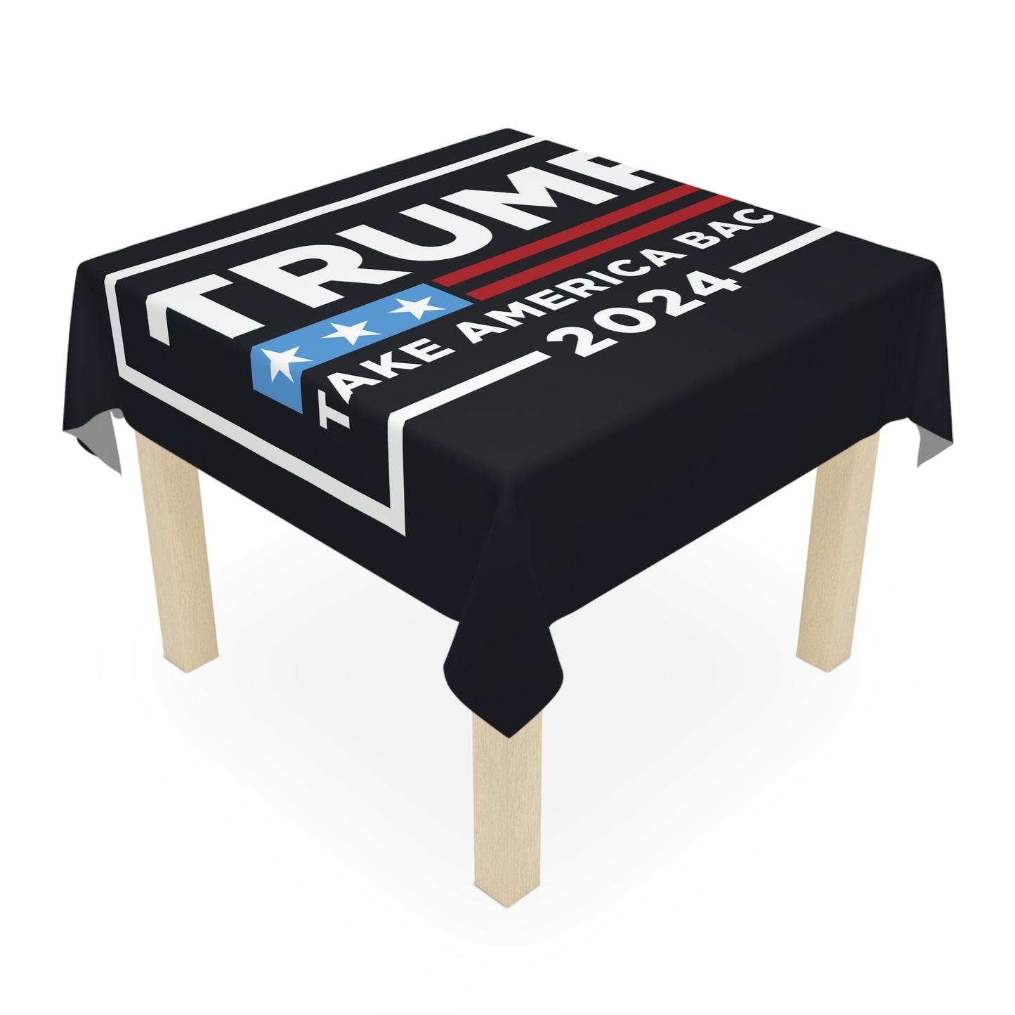 Trump 2024 Take America Back Celebration High Quality Fabric Tablecloth