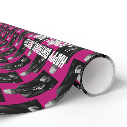 Happy Birthday Bitch! -Donald J. Trump Birthday Gift Wrapping Paper - Pink