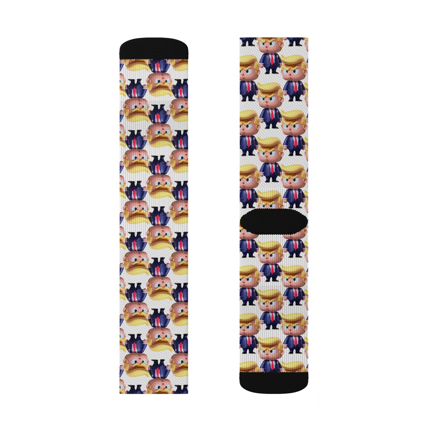 Little Trump Printed Sublimation Socks