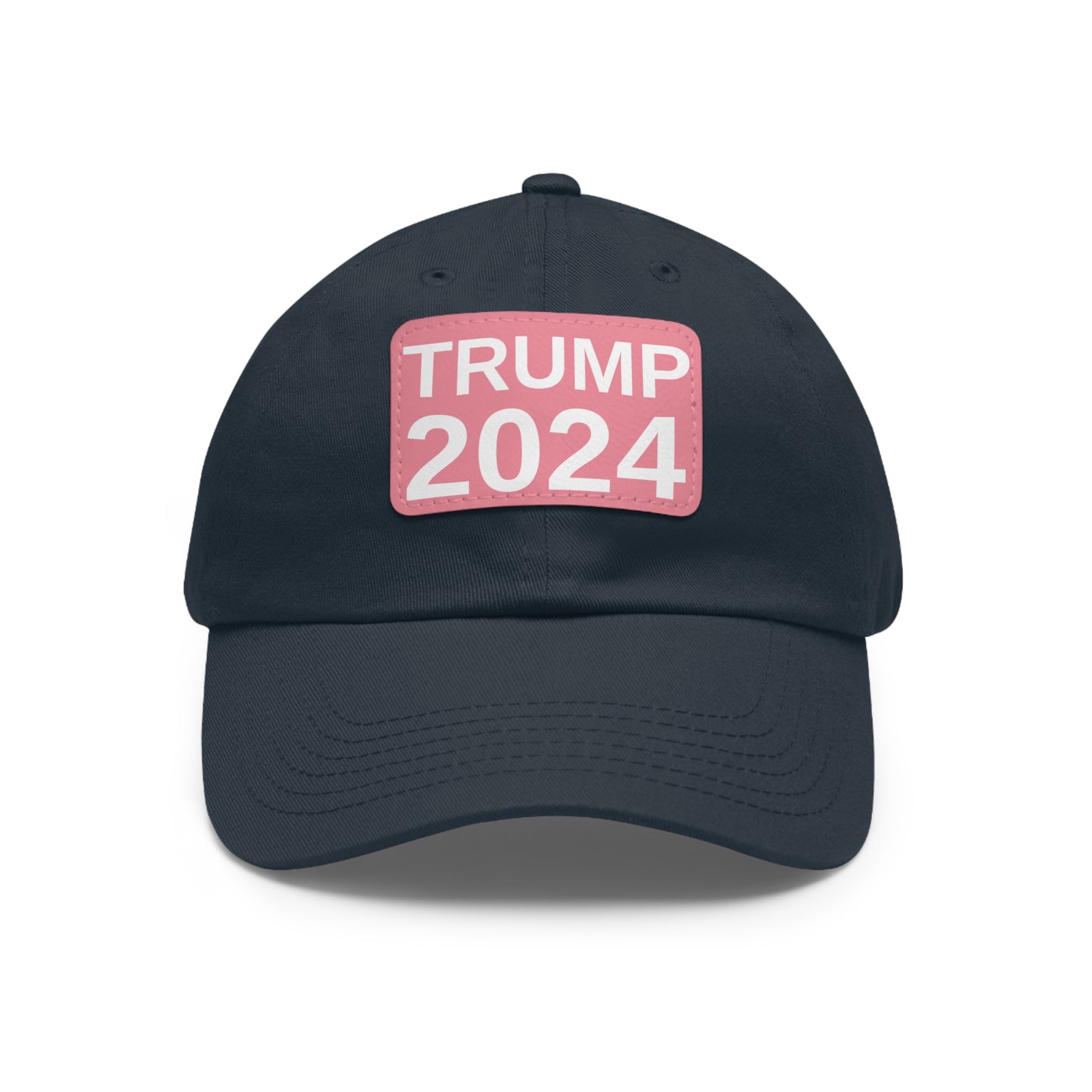 Women's Trump 2024 leather patch hat