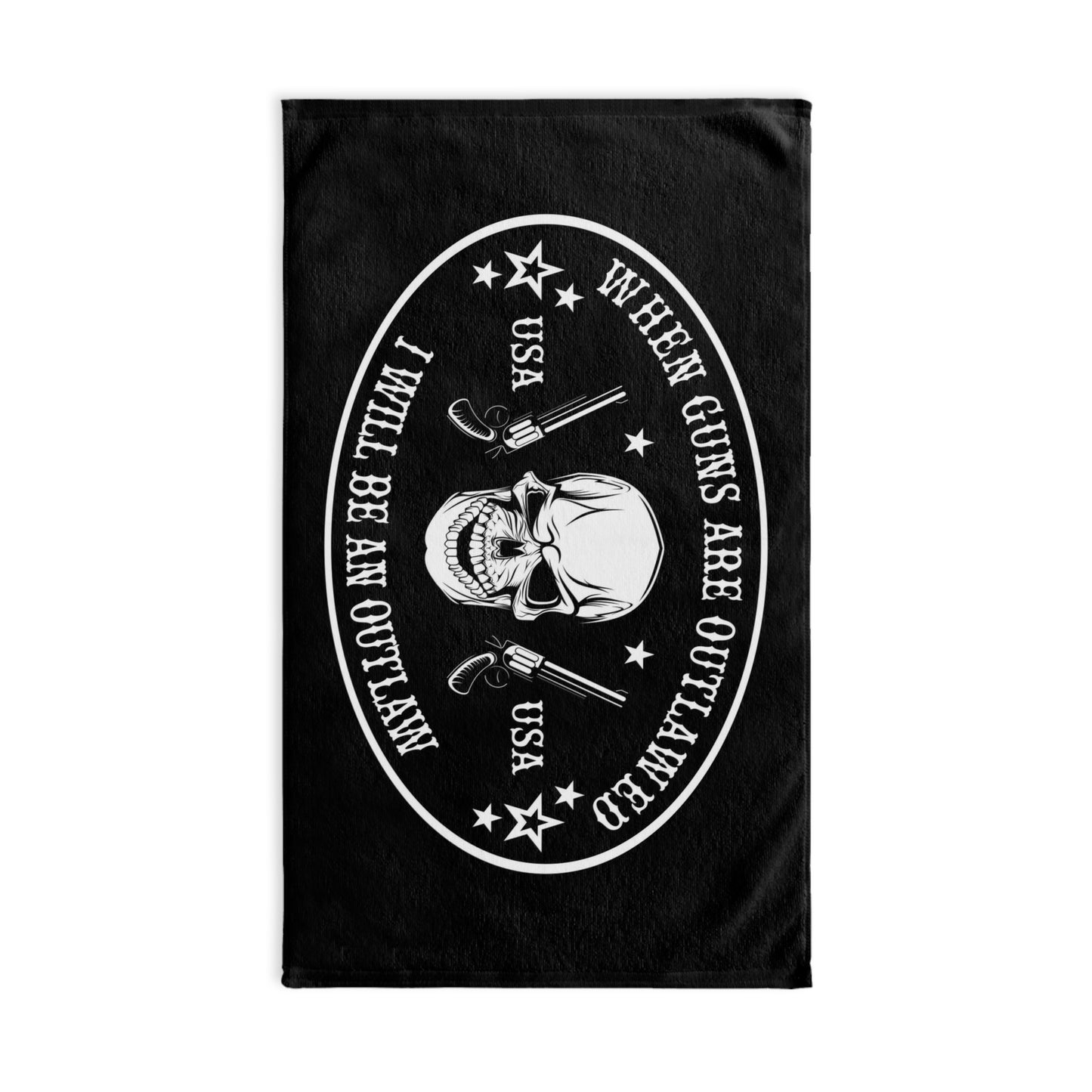 When guns are outlawed Ill be an outlaw Kitchen Bathroom Soft Hand Towel
