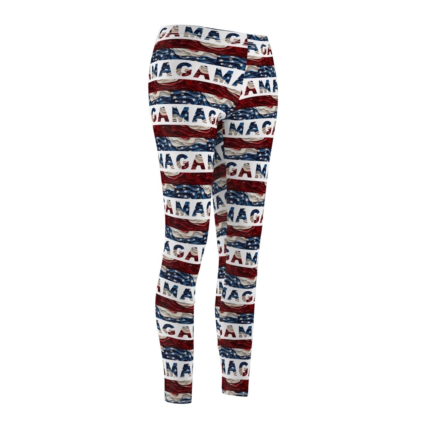 MAGA American Flag Women's Casual Leggings