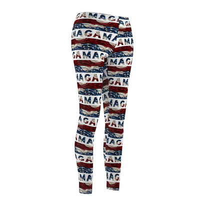 MAGA American Flag Women's Casual Leggings