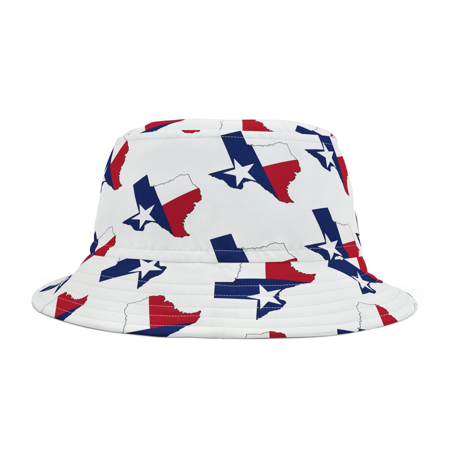 Texas State Flag Red White and Blue All over Print Bucket Hat