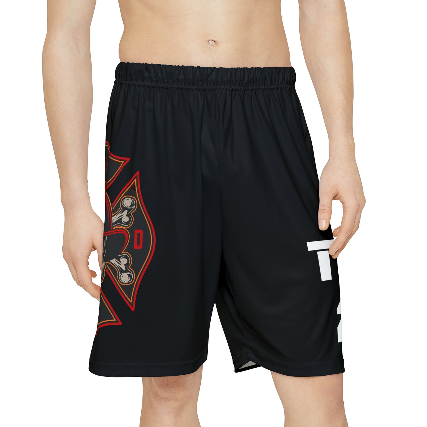 First in First out Firefighter Trump 2024 Black Men’s Sports Athletic Shorts