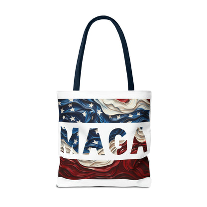 MAGA Red White and Blue Trump Rally Heavy Duty Tote Bag