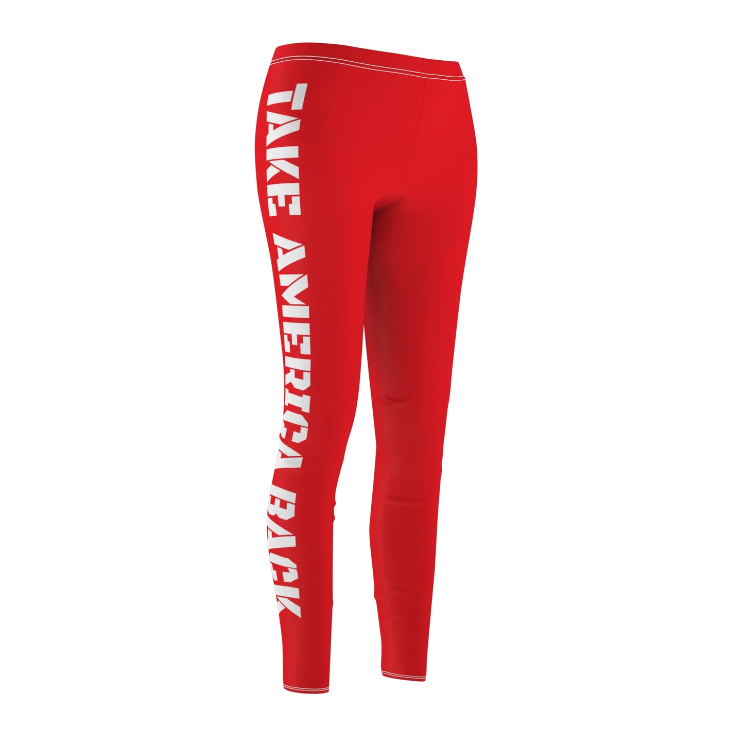 Take America Back Red Women's Casual Leggings Trump MAGA