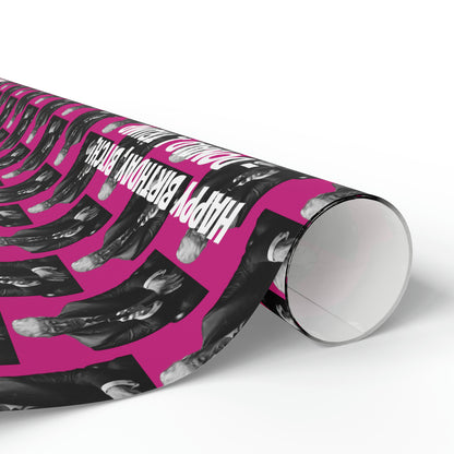 Happy Birthday Bitch! -Donald J. Trump Birthday Gift Wrapping Paper - Pink