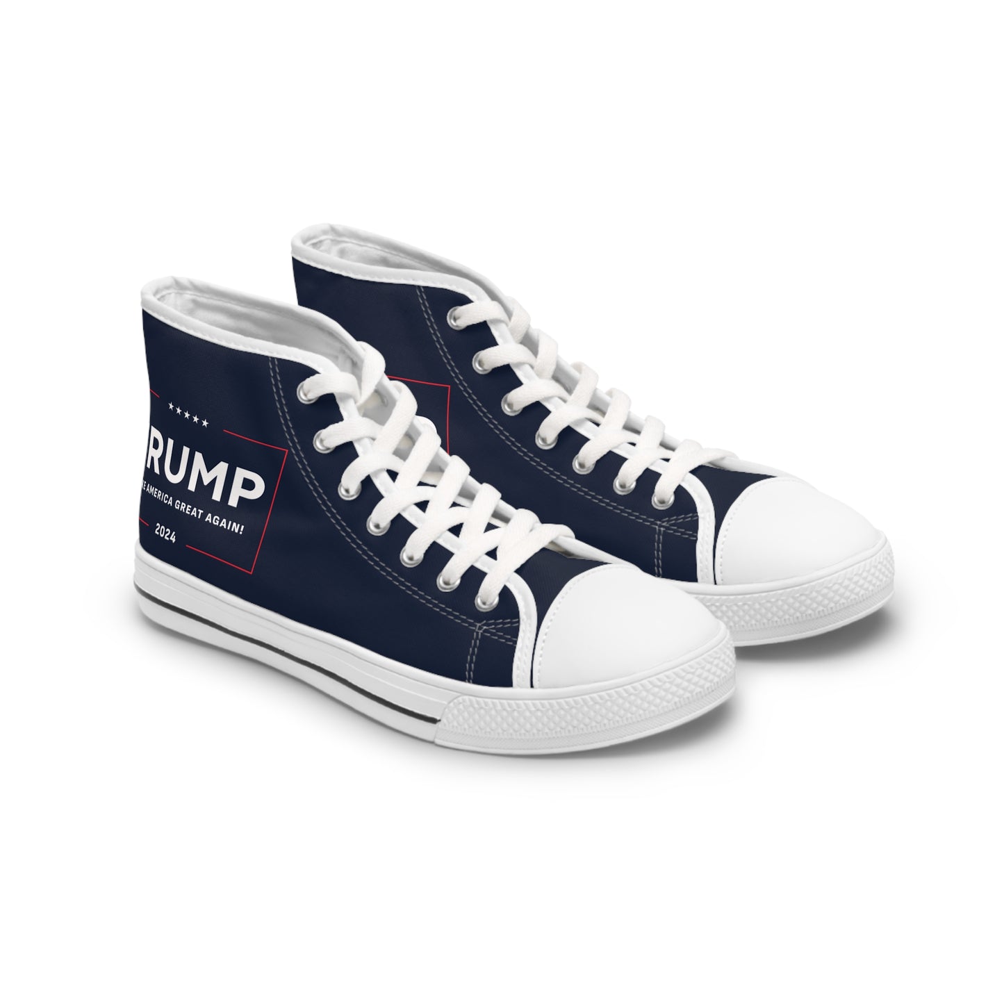 Trump 2024 Make America Great Again MAGA Women's High Top Sneakers Shoes