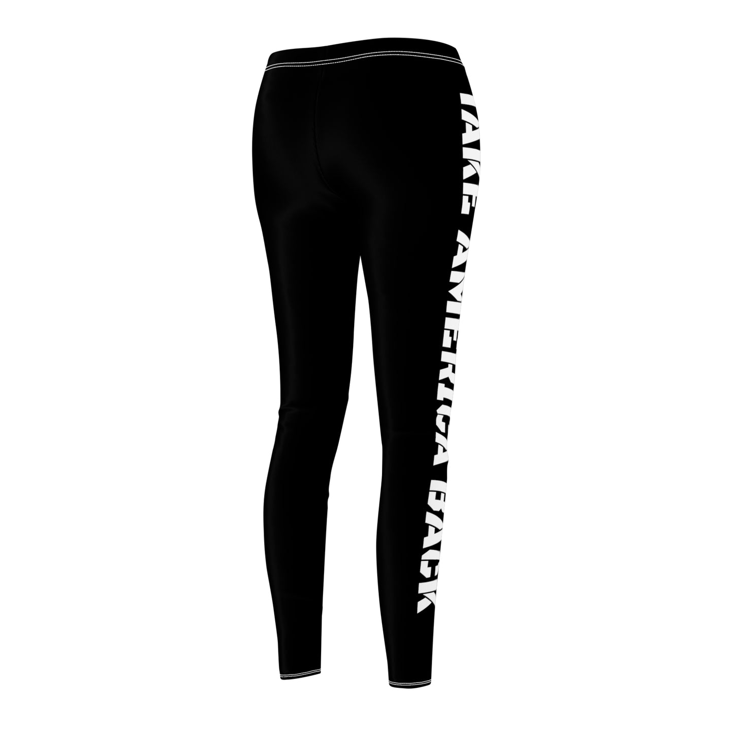 Take America Back Black Women's Casual Leggings Trump MAGA